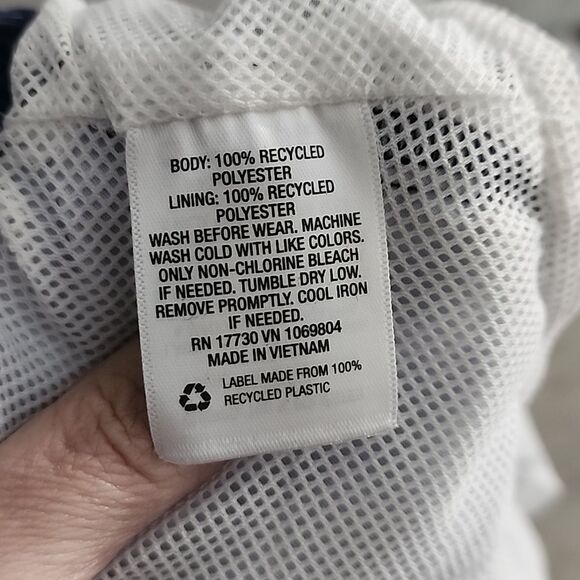 Goodfellow & Co Navy Blue Tropical Print Swim Trunks Size XXL - Picture 5 of 6